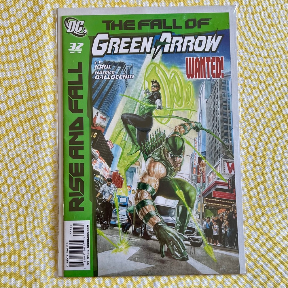 2010 The Fall of Green Arrow DC Comic Book #32